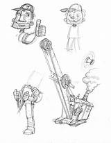 Steam Shovel Mulligan Remake Mike His Cox Russ Template sketch template