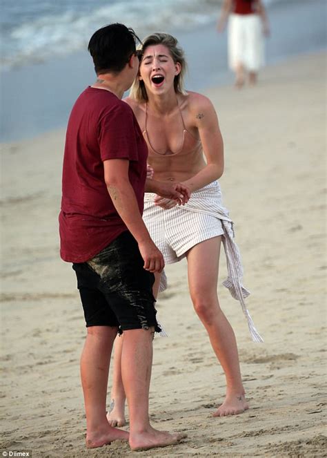 Alex Nation Romps On The Beach With Girlfriend Maegan Luxa