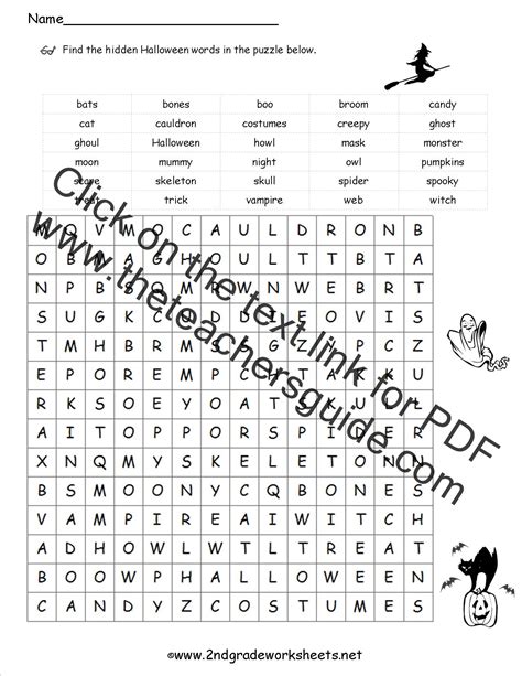 halloween worksheets  printouts