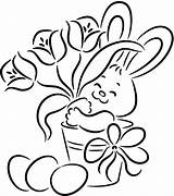 Ostern Blumen Frohe Hase Archzine Ausmalen Ausmalbild Osterhase Vorlagen Coole Tulpen Kolorowanki Getcolorings Egg Teilen Zapisano sketch template