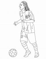 Fotbal Soccer Colorat Fotbalisti Desen Everfreecoloring Teren Desene Damy sketch template