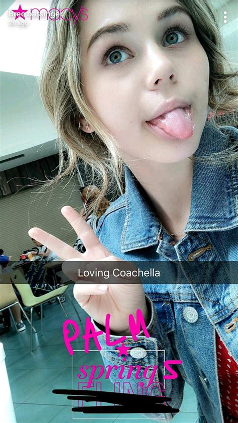 Sticking Out Her Tongue Brecbassinger