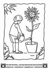 Kids Coloring Plants Clipart Pages Gardning Green Template Gardening Library Clipground Insertion Codes sketch template