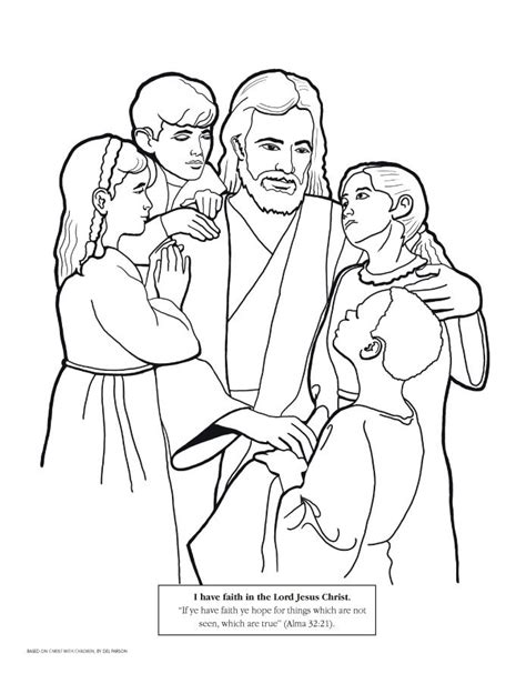 commandment clip art coloring page based  christ