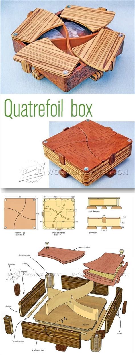 complex box plans woodworking plans  projects woodarchivistcom