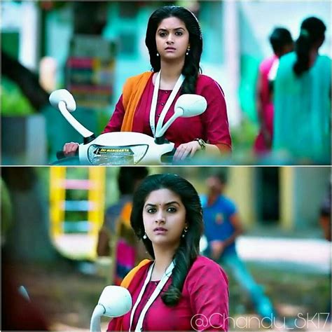 Keerthi Suresh Saved By Sriram With Images Smile