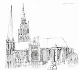 Chartres sketch template