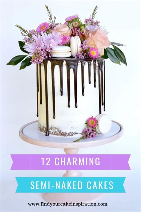 12 Charming Semi Naked Cakes Find Your Cake Inspiration
