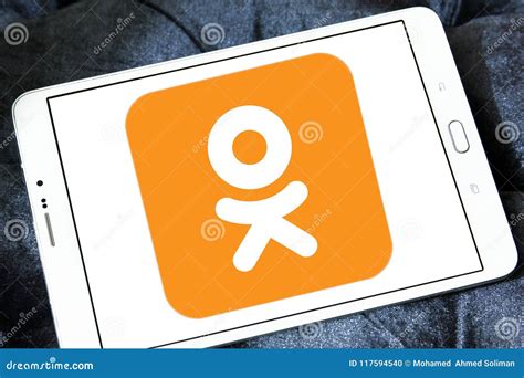 Odnoklassniki Social Network Logo Editorial Image Image Of