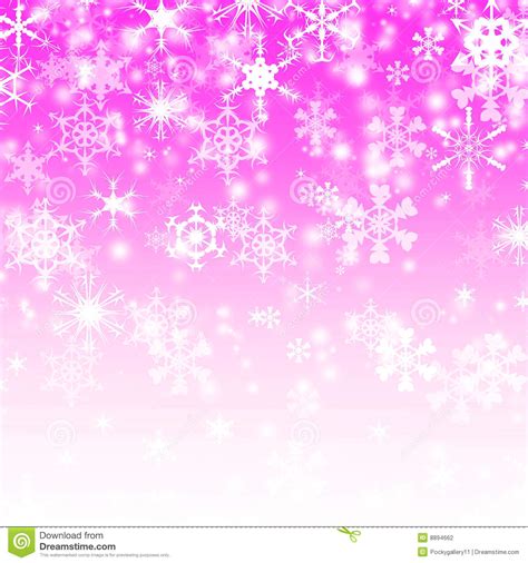 floco da neve no fundo cor de rosa fotografia de stock imagem 8894662