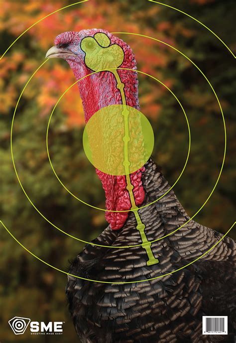 turkey target  pack shooting  easy