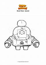 Brawl Sprout Colorare Ausmalbild Coloriage Byron Disegno Supercolored sketch template