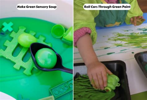 fun green color activities  preschoolers teaching expertise