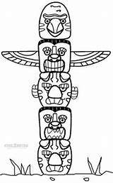 Totem Poles Totempfahl Cool2bkids Totempaal Tekenen Ausmalbilder Coloriage Indien Indianen Usable Totems Totempalen Indianer Englisch Tótem Colorier Indios Afbeeldingsresultaat Visiter sketch template