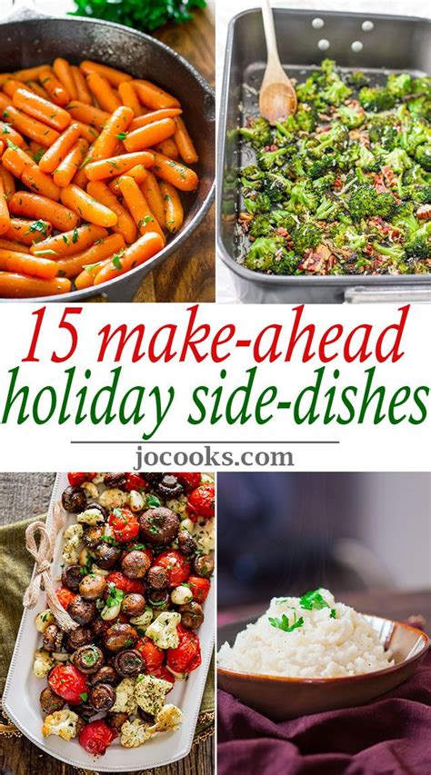 holiday side dishes christmas side dish recipes
