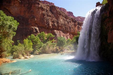 havasu falls arizona usa beautiful places  visit