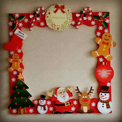 christmas photo frame  santa claus   holiday decorations