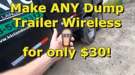 diy     dump trailer wirelessly controlled   read updates