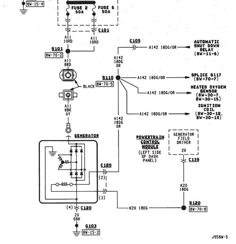 jeep motorola alternator wiring diagram