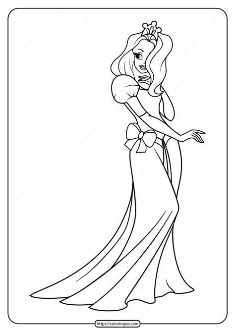 printable princess  coloring pages