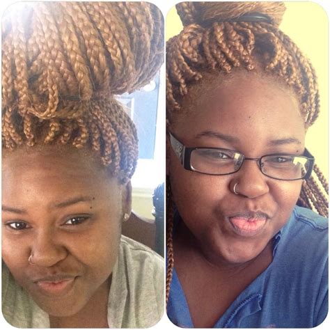 Box Braids Color M30 144 And 27 Strawberry Blonde