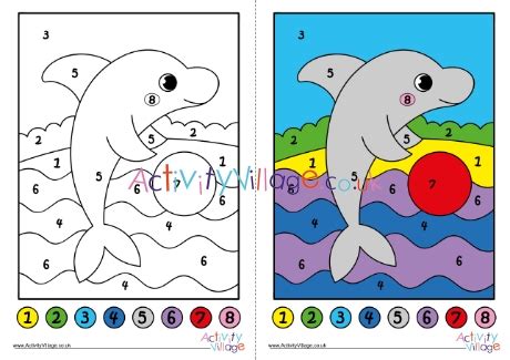 dolphin colour  number