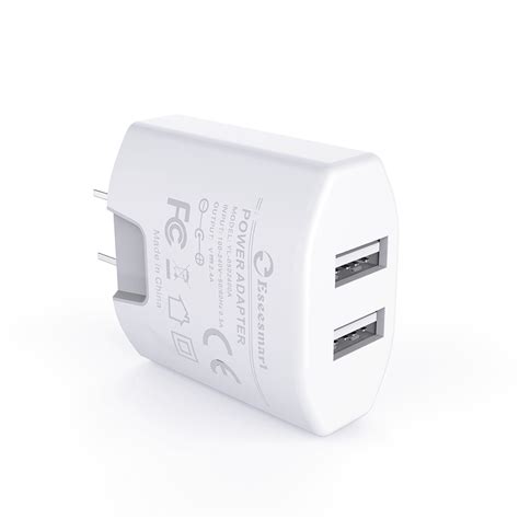 usb wall charger charger adapter dual port quick charger plug cube replacement  iphone