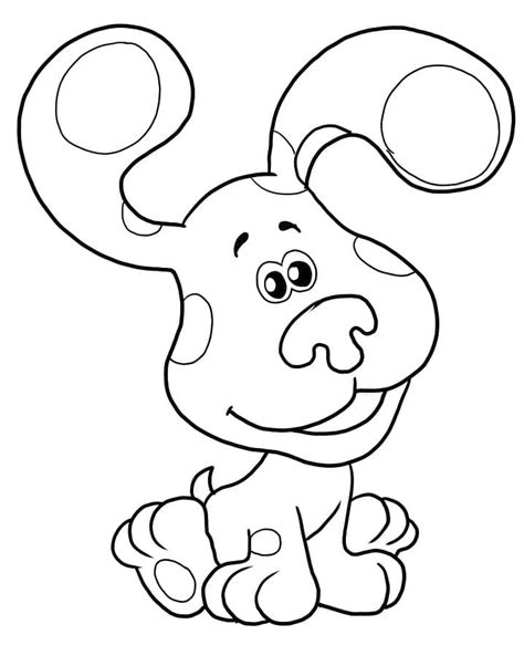 blues clues printable coloring page  print  color