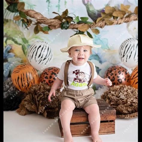 st birthday outfit jungle safari explorer baby boy outfit etsy