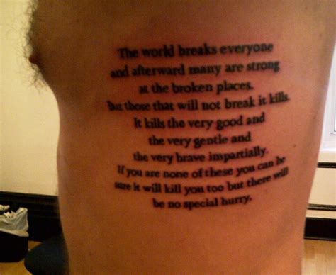 the world breaks everyone tattoo chainimage
