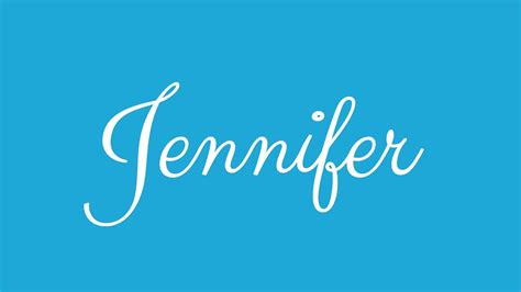 learn   sign   jennifer stylishly  cursive writing youtube