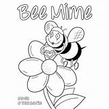 Bee Coloring Pages Mine Valentines Xcolorings 1024px 103k Resolution Info Type  Size Jpeg sketch template