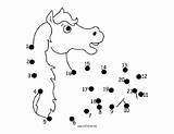 Horse Dot Puzzle Dots Horses Printable Farm Connect Derby Easy Kentucky Activities Unit Number Animal Crafts Puzzles Worksheets Cartoon Worksheet sketch template