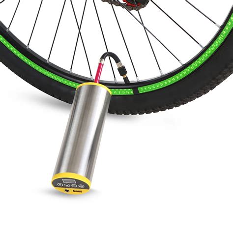 psi cycling electric pump mtb road bike motorcycle air pump built  gauge emergency power