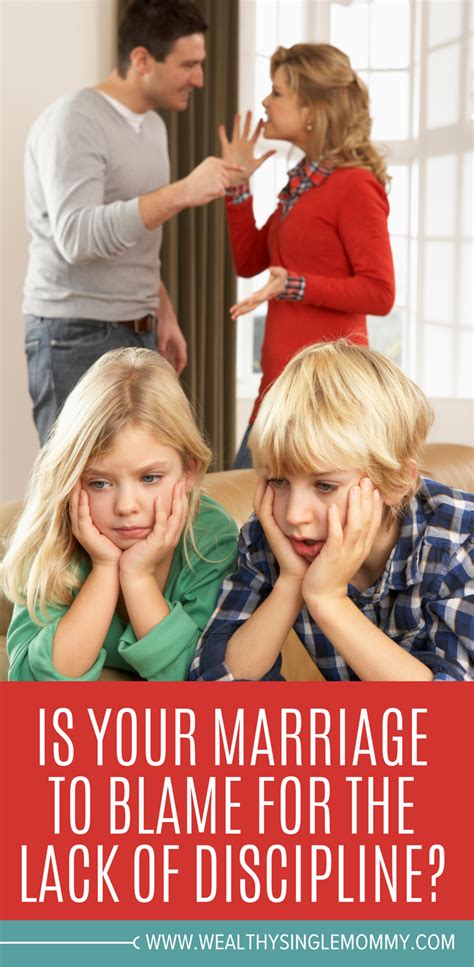 is your marriage to blame for lack of discipline in your