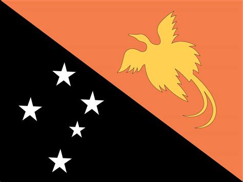 facts  history  papua  guinea flag