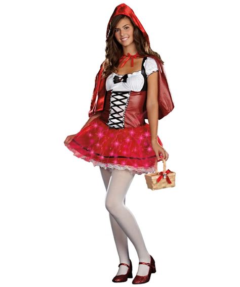 Little Red Delight Costume Teen Costume Teenager Halloween Costume