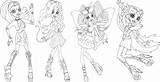 Boo Monster High York Coloring Sheet Print Printable Pages Astranova Elle Luna Eedee Mouscedes sketch template