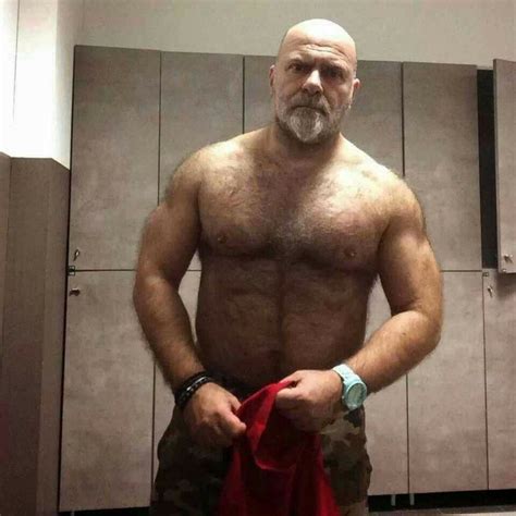 hairy muscle bear men beards going grey muscle bear men bear men