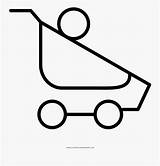 Stroller Coloring Baby Line Clipartkey sketch template