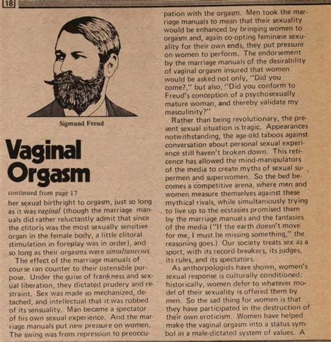 The Myth Of The Vaginal Orgasm Ann Arbor District Library
