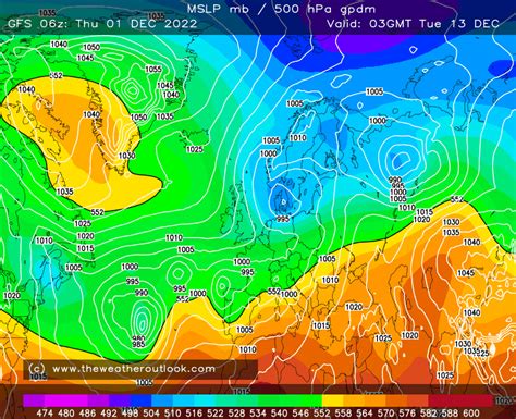 Theweatheroutlook On Twitter Very Cold Looking Gfs 06z Run Today