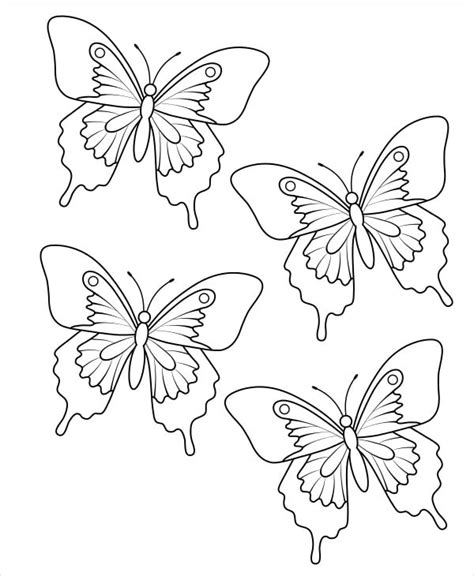 butterfly patterns psd vector eps png format