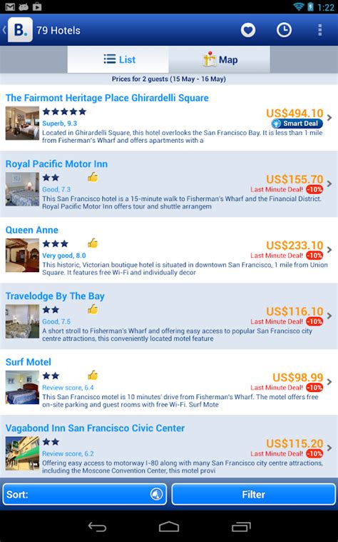 hotel deals bookingcom screenshot