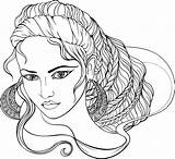 Goddess Coloring Greek Pages Color категории раскраски все из Faces People sketch template