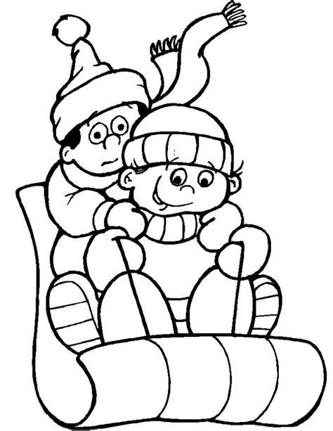 printable winter coloring pages  kids clip art library