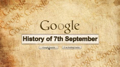 today in history 7 september youtube