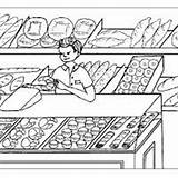 Panaderia Pintar Tiendas Comercios sketch template