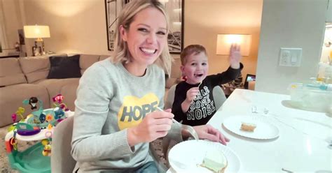 Dylan Dreyer And Son Calvin Make Jell O Pie For Her Husband’s Birthday