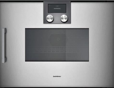 gaggenau bmp   speed oven  rotary knob  tft touch display innowave rapid